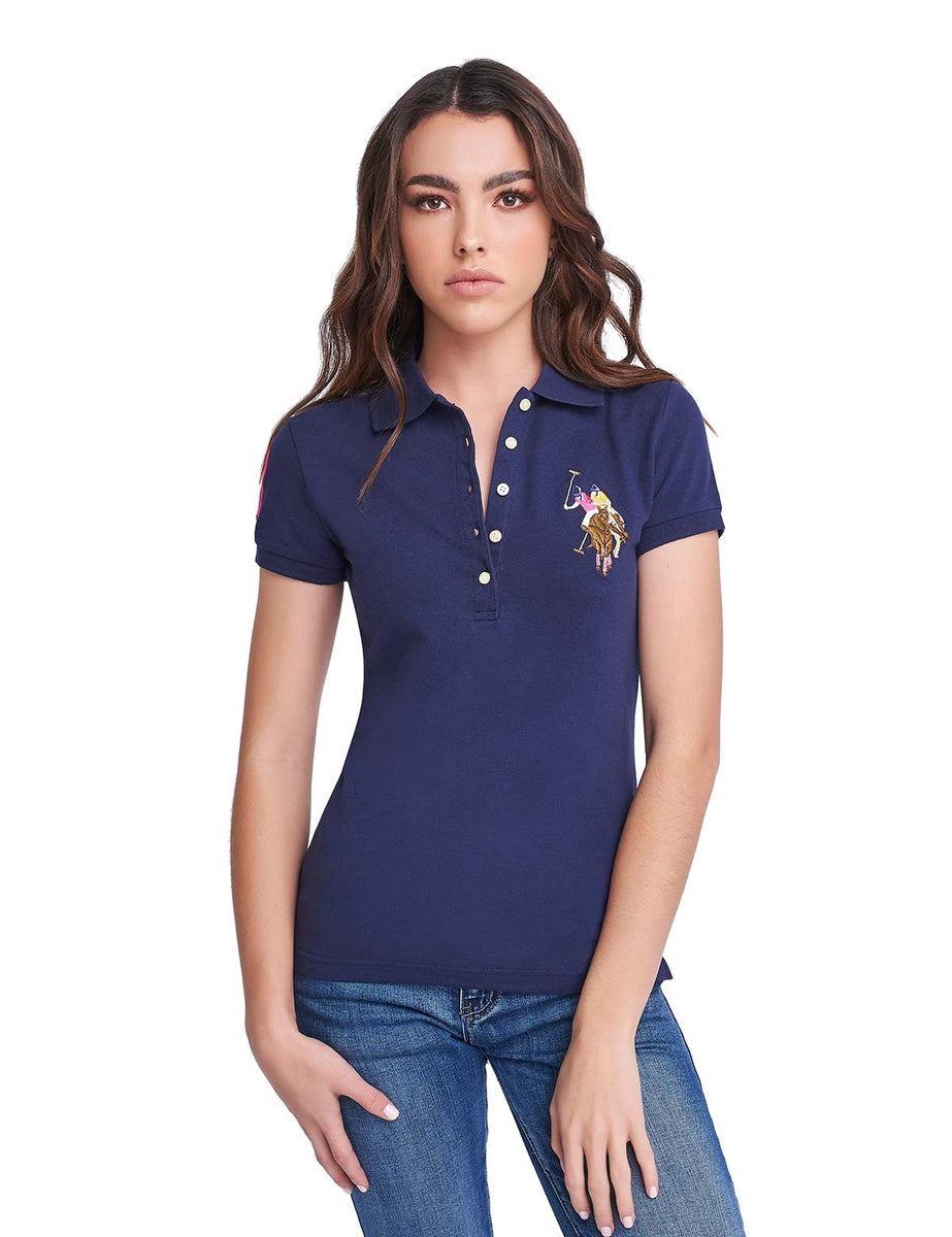 Camisa polo mujer online